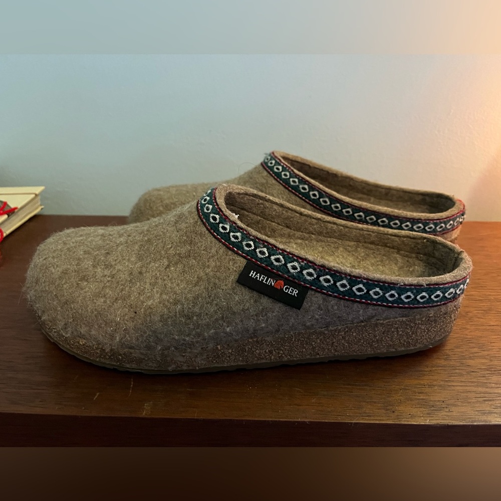Haflinger wool clogs, great condition.